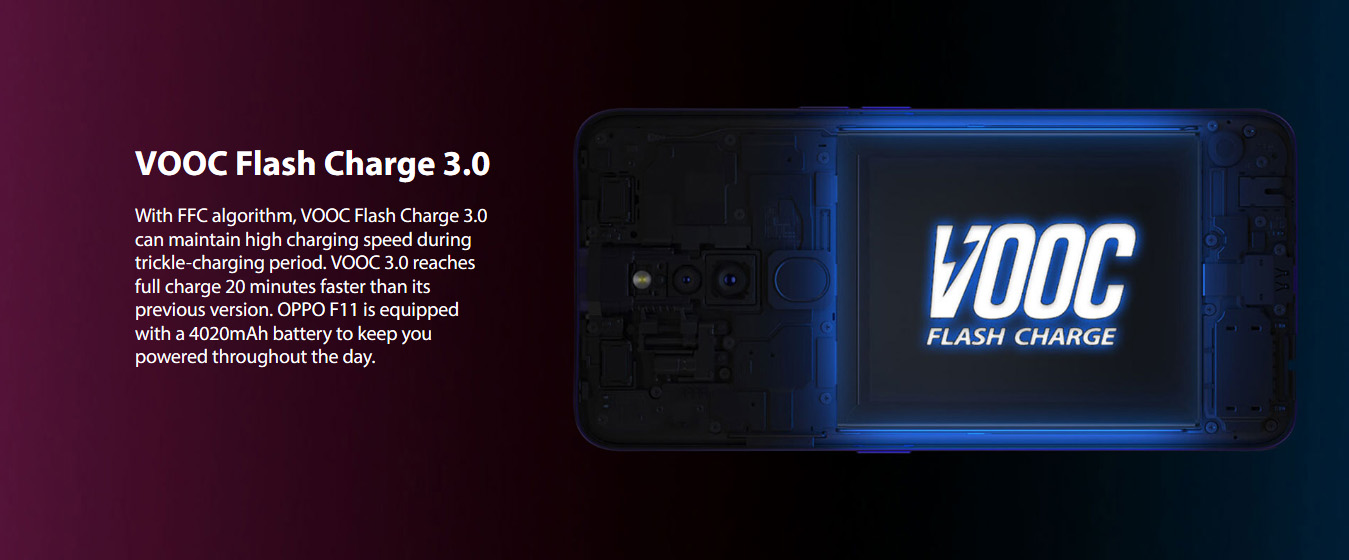 Oppo F11 4GB, 64GB RAM Dual Sim official warranty (PTA Approved)